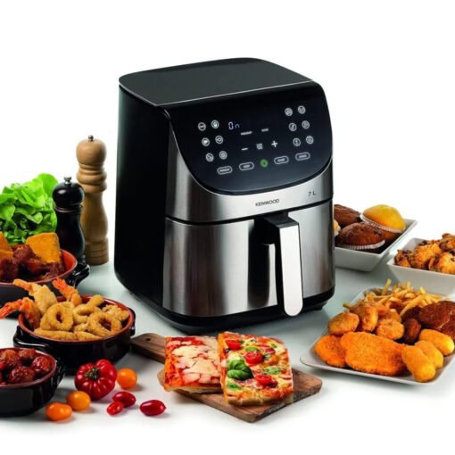 ⁦Kenwood Airfryer HFM80 , 1700W , 7L , Stainless steel⁩ - الصورة ⁦4⁩