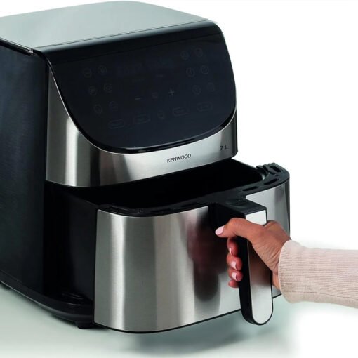 ⁦Kenwood Airfryer HFM80 , 1700W , 7L , Stainless steel⁩ - الصورة ⁦2⁩