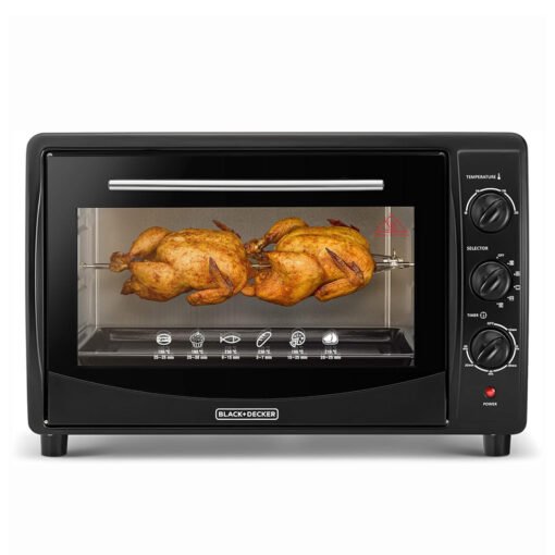 ⁦Black & Decker Electric Oven TRO45 , 45L , Grill , Convection⁩ - الصورة ⁦3⁩
