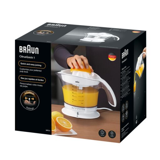 Braun Citrus and Orange Juicer MPZ9 , 20W , 1L , Start & Stop Technology - Image 4