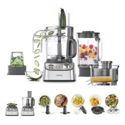 Kenwood Food Processor FDM71.980SS , 1000 Watt , Juice Extractor , Citrus Juicer , Stainless Steel