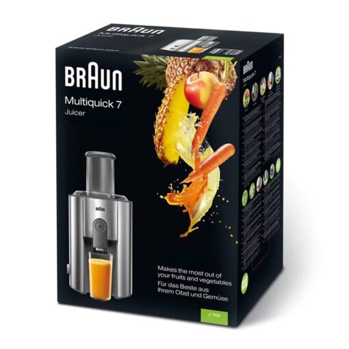 Braun Juice Extractor J700 , 1000W , Stainless Steel - Image 5