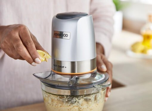 ⁦Kenwood Chopper CHP62.470SI , 500W , 600ml Glass Bowl , 4 Stainless Steel Blades⁩ - الصورة ⁦5⁩