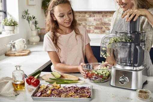 Kenwood Food Processor FDP65.880SI , 1000 Watt , Juice Extractor , Citrus Juicer , Silver - Image 9