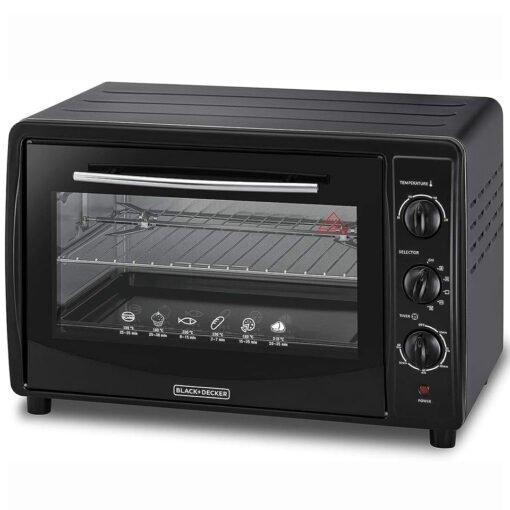 ⁦Black & Decker Electric Oven TRO45 , 45L , Grill , Convection⁩ - الصورة ⁦2⁩