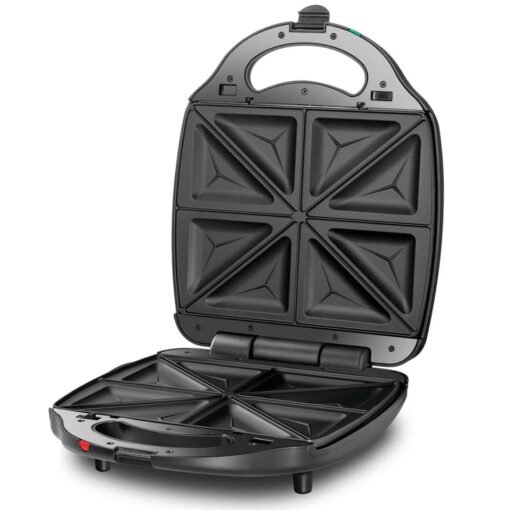 Black & Decker Sandwich Maker TS4130 , 4 Slices ,  3in1 Waffle , Grill , Sandwich , 1400W - Image 2