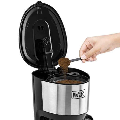 Black & Decker Coffee Maker DCM750S , 1.25L 10 Cups , Permanent Filter - Image 2