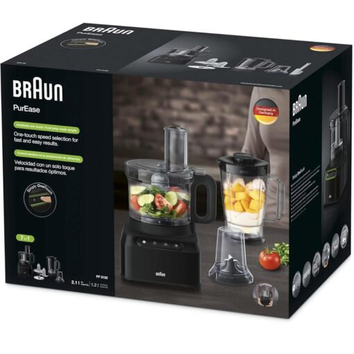 ⁦Braun Food Processor FP3132BK , 800 Watt⁩ - الصورة ⁦4⁩