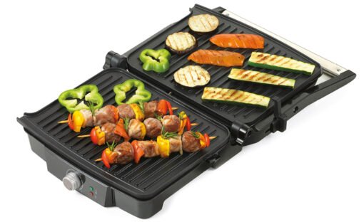 ⁦Kenwood Health Grill HGM31 , 2000W , Stainless Steel⁩ - الصورة ⁦3⁩