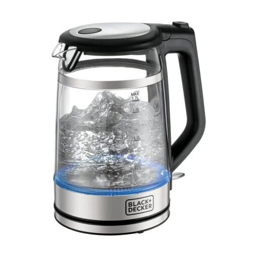 Black & Decker Glass Kettle GK220 , 2200W , 1.7L , Double Wall - Image 2