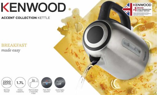 ⁦Kenwood Kettle ZJM01 , 2200W , 1.7L⁩ - الصورة ⁦4⁩