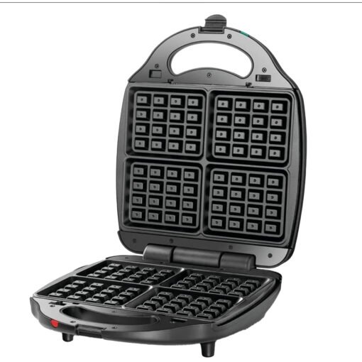 Black & Decker Sandwich Maker TS4130 , 4 Slices ,  3in1 Waffle , Grill , Sandwich , 1400W - Image 4