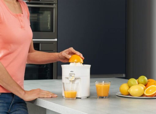 Braun Citrus and Orange Juicer CJ3050 , 60W , Anti Drip System , Start & Stop Technology , White - Image 3