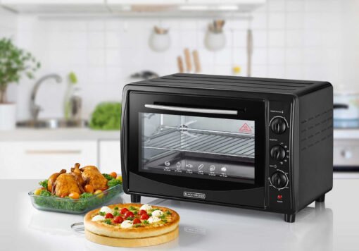 ⁦Black & Decker Electric Oven TRO45 , 45L , Grill , Convection⁩ - الصورة ⁦5⁩