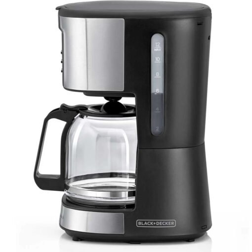 Black & Decker Coffee Maker DCM85 , 1.5L 12 Cups , LCD Display With Digital Controls , Permanent Filter - Image 3