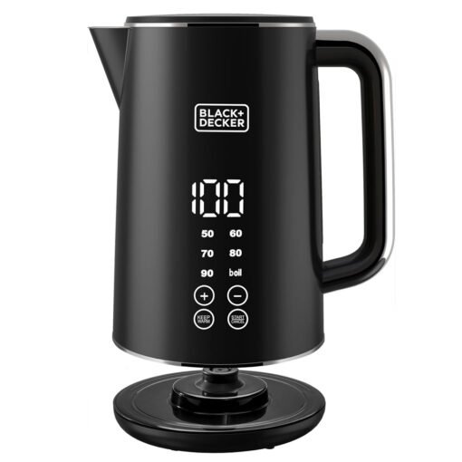 ⁦Black & Decker Digital Kettle JCD200 , 2200W , 1.7L , Touch Screen⁩ - الصورة ⁦3⁩
