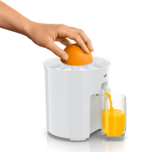 Braun Citrus and Orange Juicer CJ3050 , 60W , Anti Drip System , Start & Stop Technology , White - Image 2