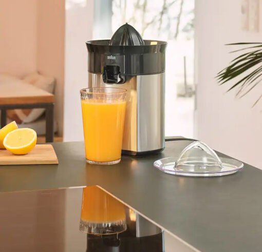 Braun Citrus and Orange Juicer CJ5050BK , 60W , Anti Drip System , Start & Stop Technology , Stainless Steel - Image 3