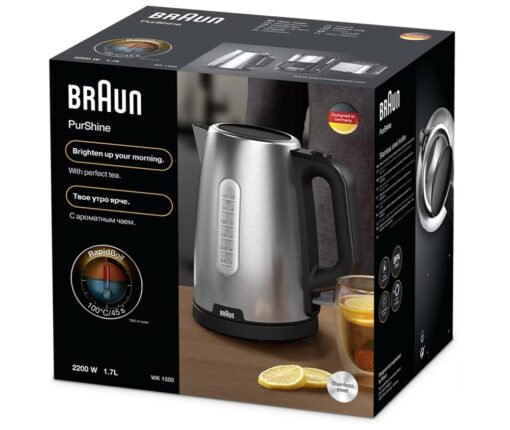 Braun Kettle WK1500 , 2200W , 1.7L - Image 5
