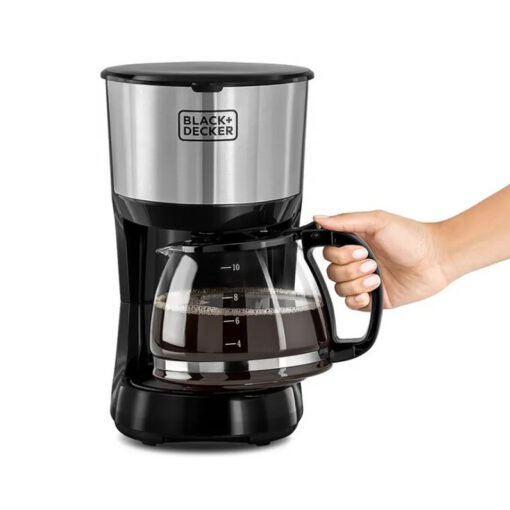 Black & Decker Coffee Maker DCM750S , 1.25L 10 Cups , Permanent Filter - Image 4