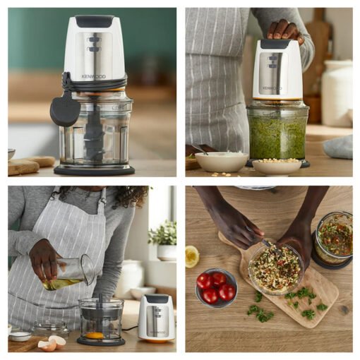 Kenwood Chopper CHP61.200 , 500W , 500ml , 4 Stainless Steel Blades - Image 6
