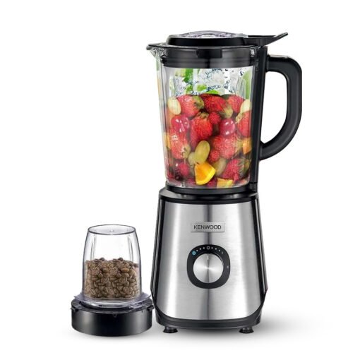 Kenwood Blender BLM45.240SS With Grinder , 2L Glass Jug , 1000W