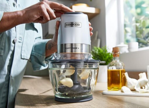 ⁦Kenwood Chopper CHP62.470SI , 500W , 600ml Glass Bowl , 4 Stainless Steel Blades⁩ - الصورة ⁦4⁩