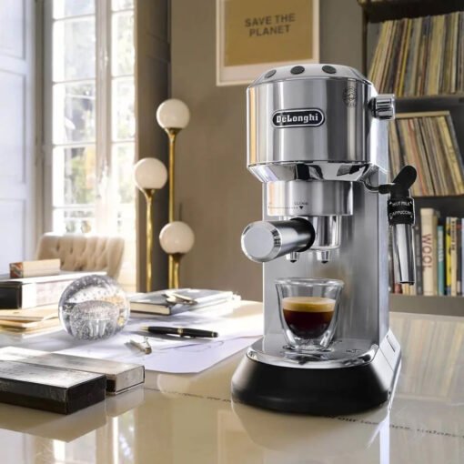 DeLonghi Espresso Machine Dedica Style EC685M , 15BAR , Silver - Image 5
