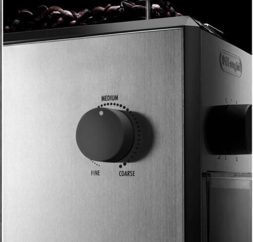 ⁦Delonghi Grinder KG89 , Burr grinding system , Stainless Steel⁩ - الصورة ⁦4⁩
