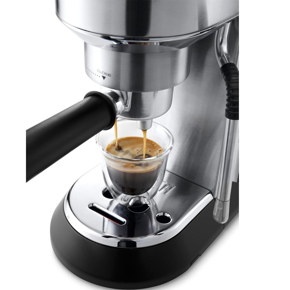 DeLonghi Espresso Machine Dedica Style EC885M , 15BAR , Silver - Image 5