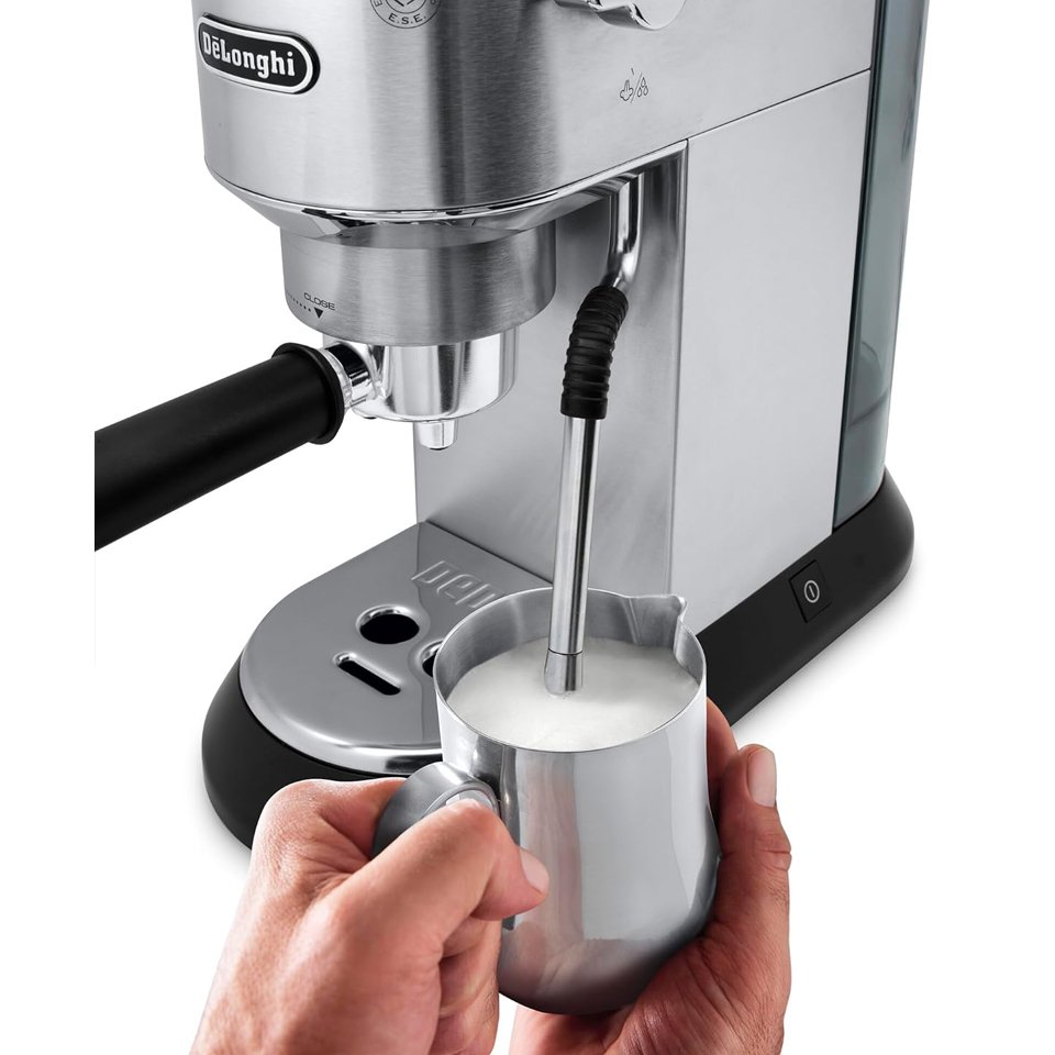 DeLonghi Espresso Machine Dedica Style EC885M , 15BAR , Silver - Image 6