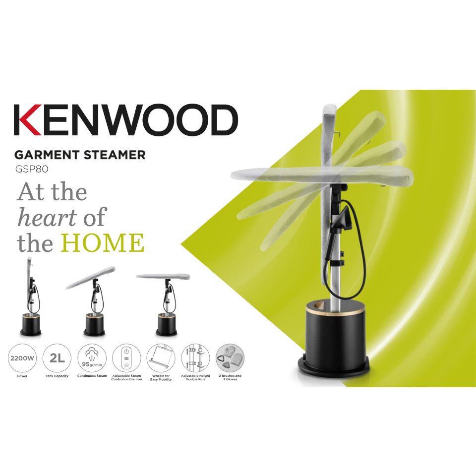 Kenwood Garment Steamer GSP80 , 2200W - Image 7