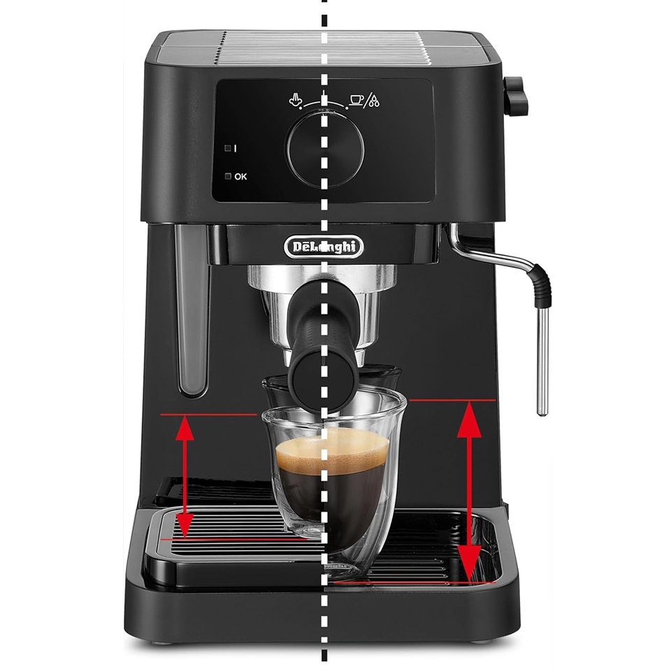 DeLonghi Espresso Machine Stilosa EC230BK , 15BAR , Black - Image 4