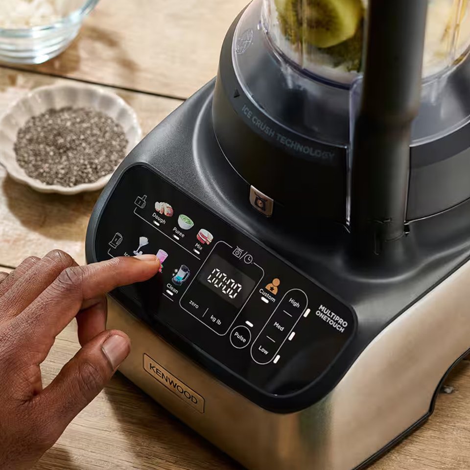 Kenwood Food Processor FDM73.980SS , 1000 Watt , OneTouch Presets , Juice Extractor , Citrus Juicer , Stainless Steel - الصورة 10