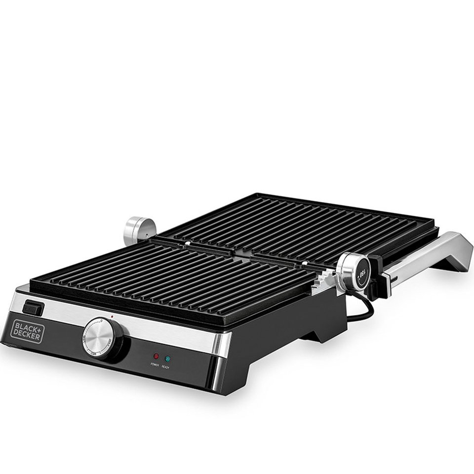 Black & Decker Contact Health Grill CG2000 , 2000W , Stainless Steel - Image 4