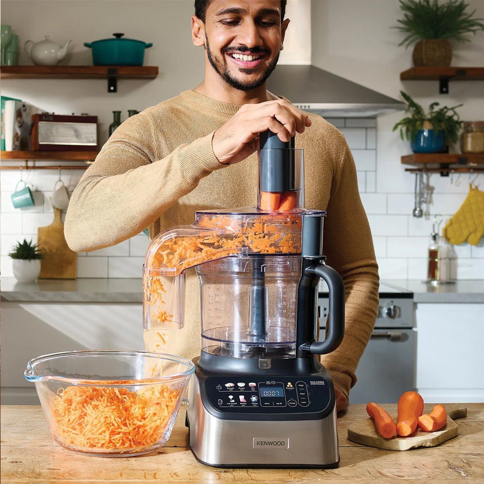 Kenwood Food Processor FDM73.980SS , 1000 Watt , OneTouch Presets , Juice Extractor , Citrus Juicer , Stainless Steel - الصورة 11