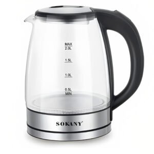Sokany Glass Kettle SK-1098 , 1800W