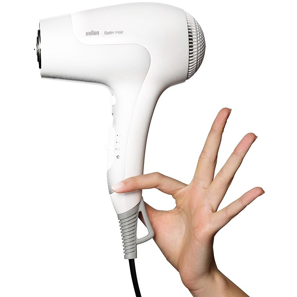 Braun Hot Air Hair Dryer HD385 , 2000W , Satin Hair 3 , Ionic Technology - Image 3
