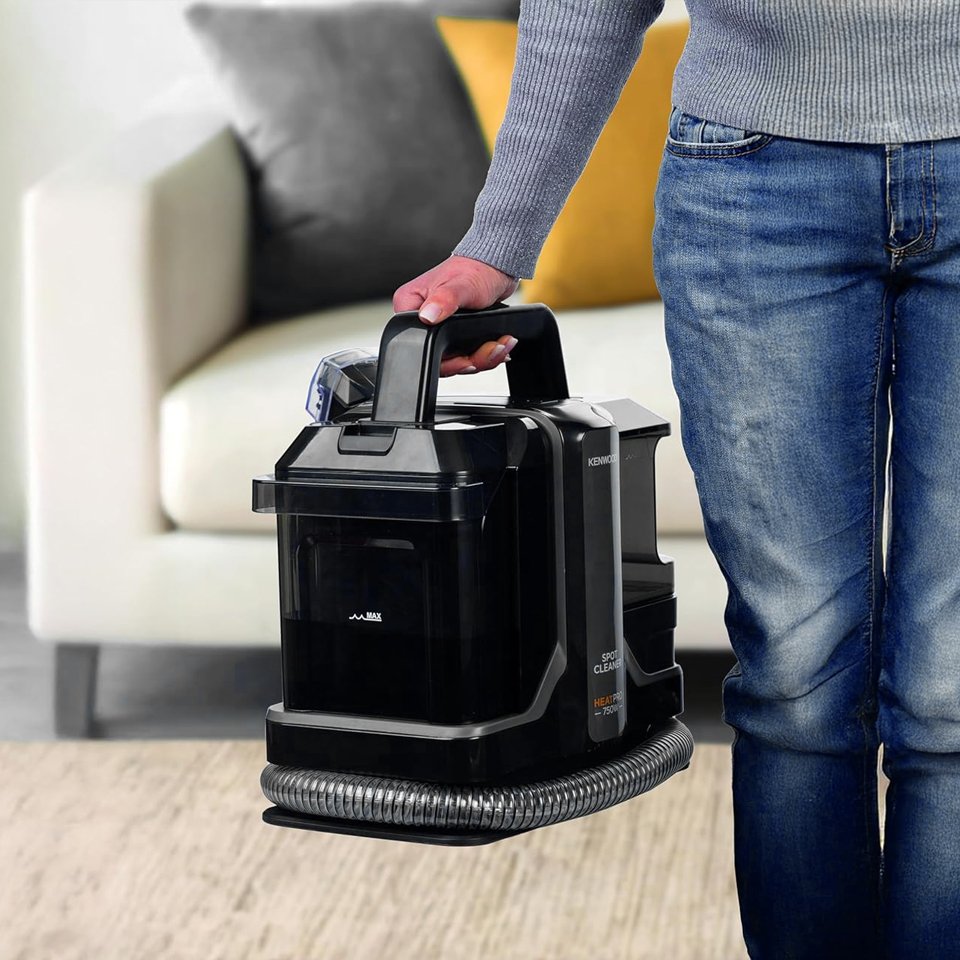Kenwood Spot Clean Vacuum Cleaner SCP100 , 750W , for Carpet and Upholstery , 2 Tanks , 3in1 , Wet & Dry Cleaning - الصورة 11