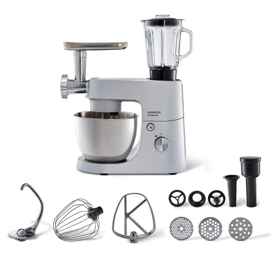 Kenwood Stand Mixer KHH01.220SI , 1400W , 5L , Mincer , Blender - الصورة 4