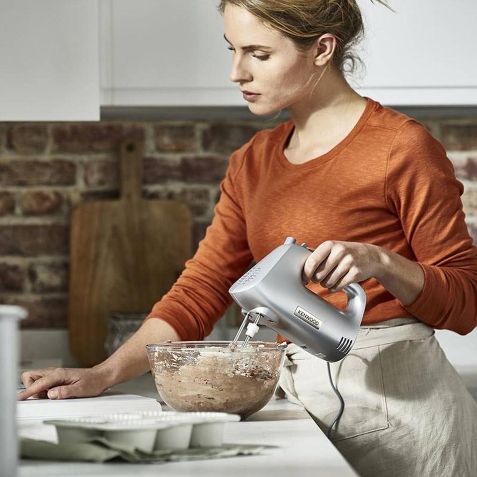 Kenwood Hand Mixer HMP30SI , 450W , Silver - Image 6