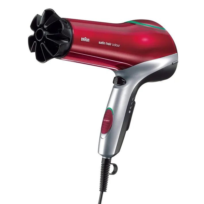 Braun Hot Air Hair Dryer HD770 , 2200W , Satin Hair 7 , Colour Saver Technology & IONTEC Technology - الصورة 6