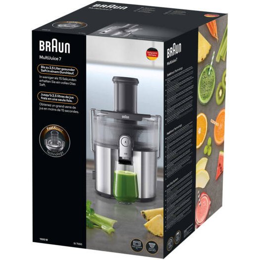 Braun Juice Extractor SJ7000 , 1000W , Stainless Steel - Image 8
