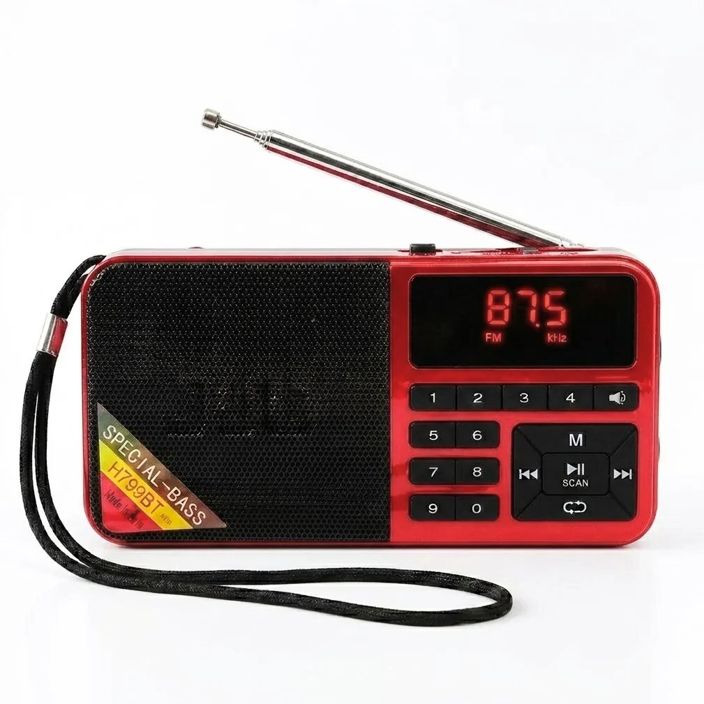 Joc Portable Radio H799BT , Digital , Bluetooth , USB , Rechargeable , Available in 3 colors - Image 2