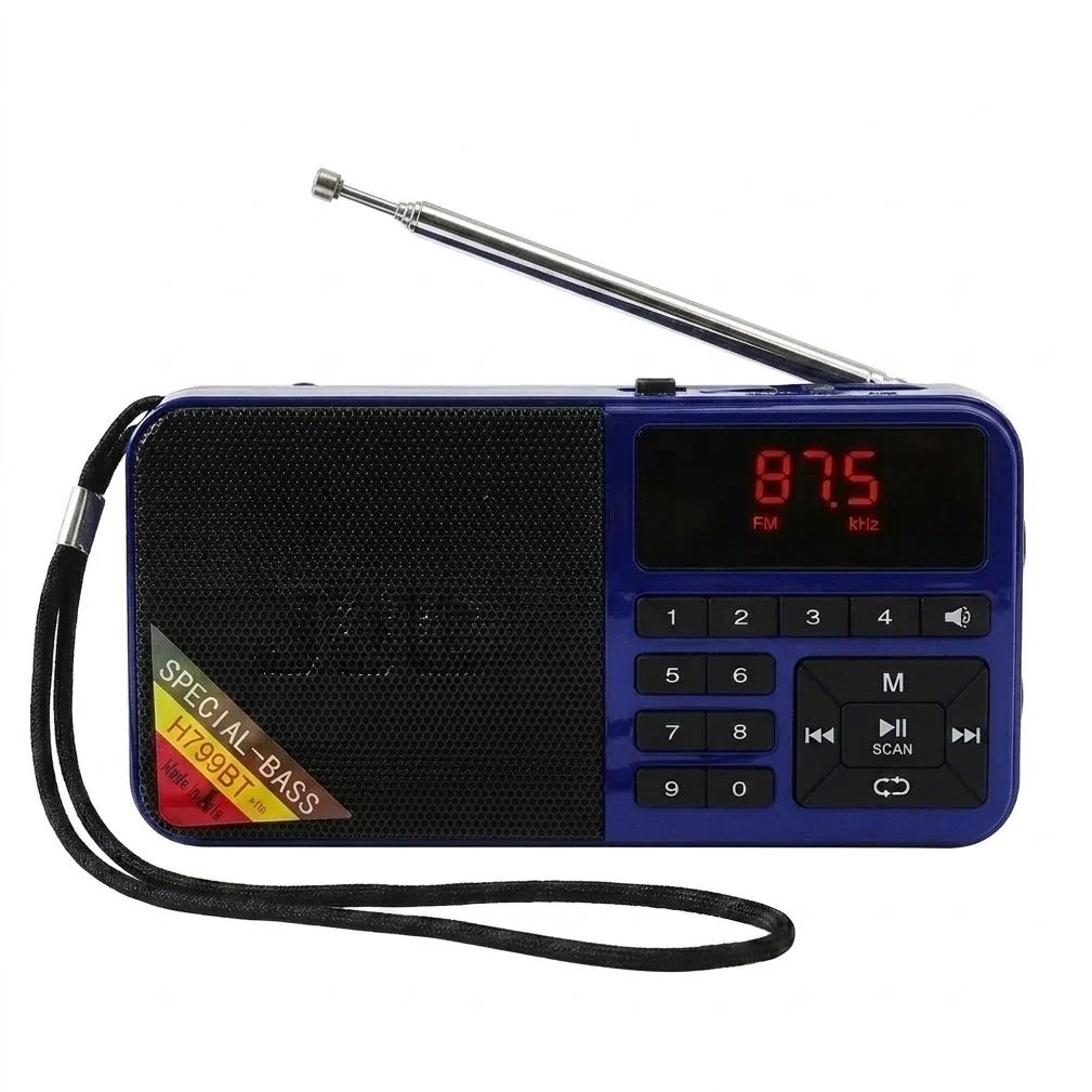 Joc Portable Radio H799BT , Digital , Bluetooth , USB , Rechargeable , Available in 3 colors - Image 3