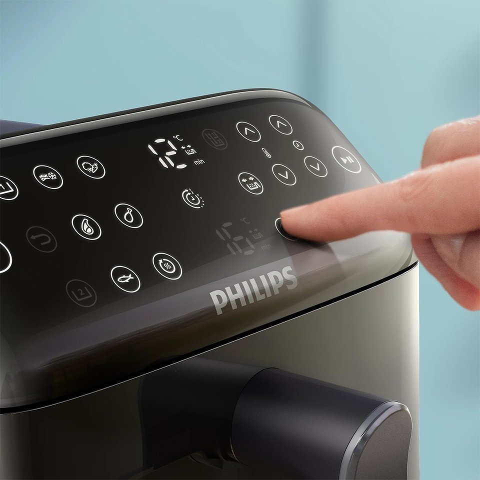 Philips Airfryer NA460 , 2750W , 10L , Double Basket - الصورة 3