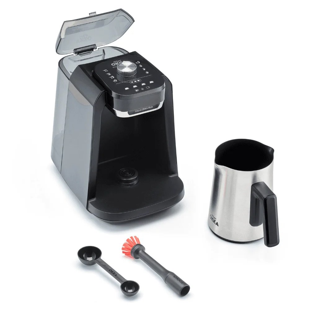 Arzum OKKA Coffee Maker Rich Pro Plus OK0038-04 , Black , Chrome - Image 6
