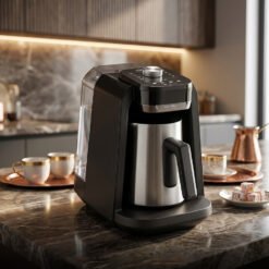 Arzum OKKA Coffee Maker Rich Pro Plus OK0038-04 , Black , Chrome - Image 7