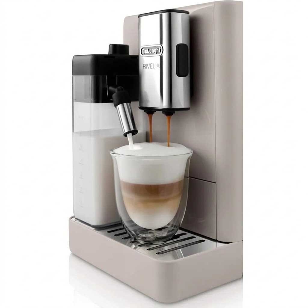 DeLonghi Espresso Machine Rivelia LatteCrema EXAM440.55.B ,19BAR , Built in Grinder - Image 3